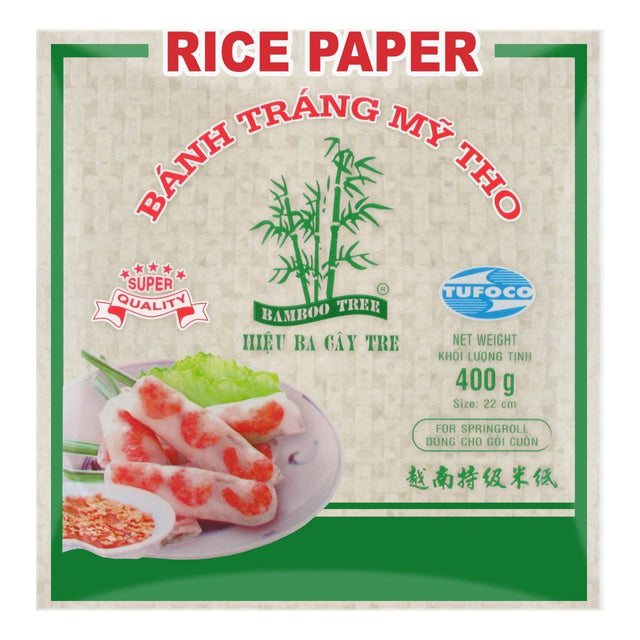 Bamboo Tree Rice Paper 22cm Spring Rolls 400g