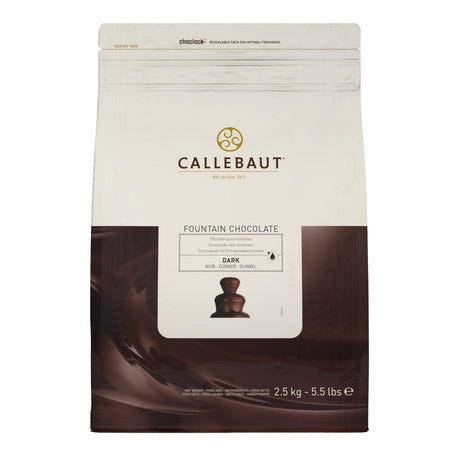 Callebaut Dark Chocolate callets for fonteinen 2.5kg