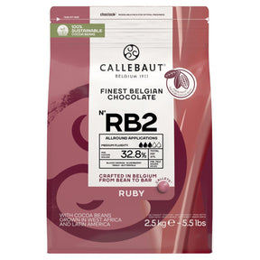 Callebaut Callets ruby Chocolate 2.5kg