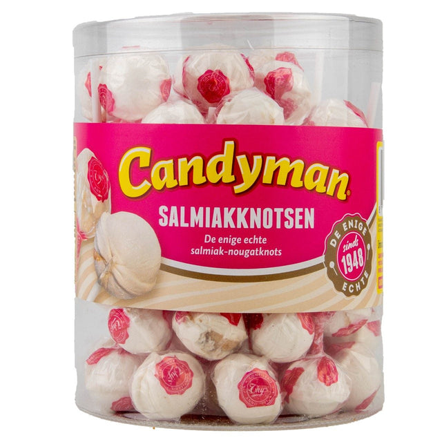 Candy Man Salmiak Lollipops 60-pack 690g
