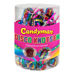 Candy Man Disco Lollipop colasmaak 100-pack 1.5kg