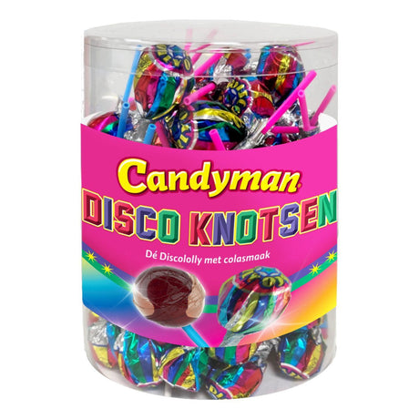 Candy Man Disco Lollipop colasmaak 100-pack 1.5kg