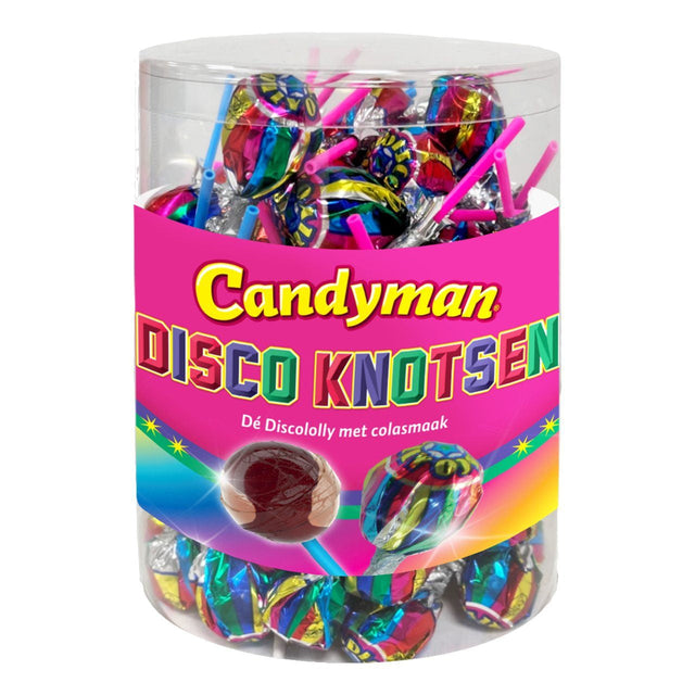 Candy Man Disco Lollipop colasmaak 100-pack 1.5kg