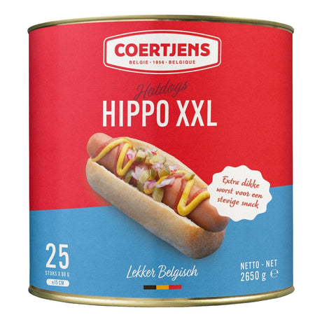 Coertjens Hotdogs 25-pack Frankfurter sausages 2.65kg