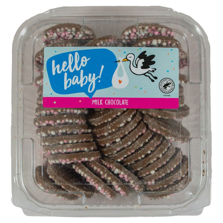 Crest Milk Chocolate Discs Pink 600g