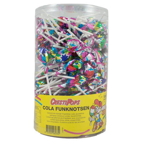 Crest Cola funknotsen Sugar Confectionery with colasmaak 150-pack 1.2kg
