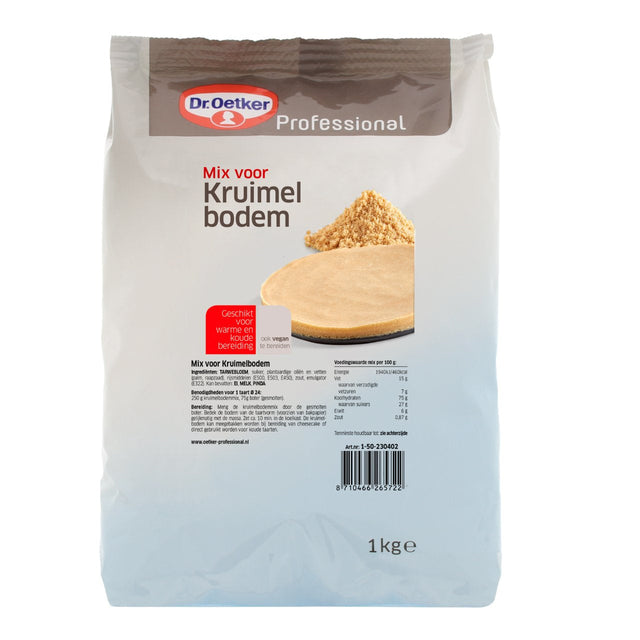 Dr. Oetker Mix for kruimel bodem 1kg