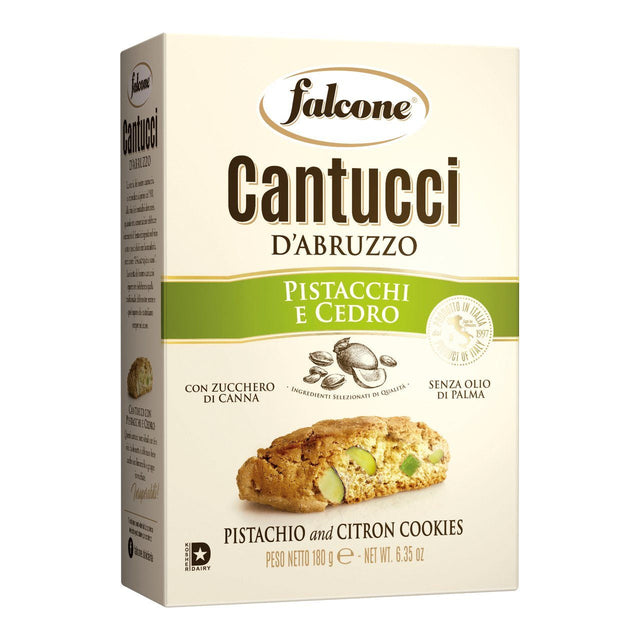 Falcone Cantucci Pistachio/citrus Biscuits 180g