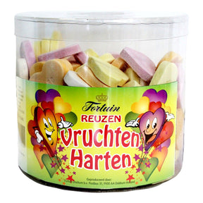 Fortuin Giant Fruit Heart Sweets 120-pack 1.2kg