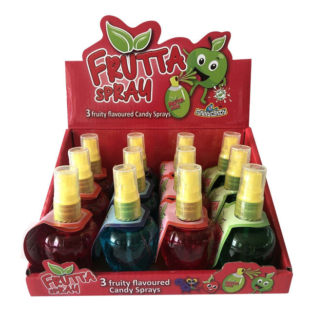 Funny Candy 3 fruity Flavoured candy sprays 12 × 45g
