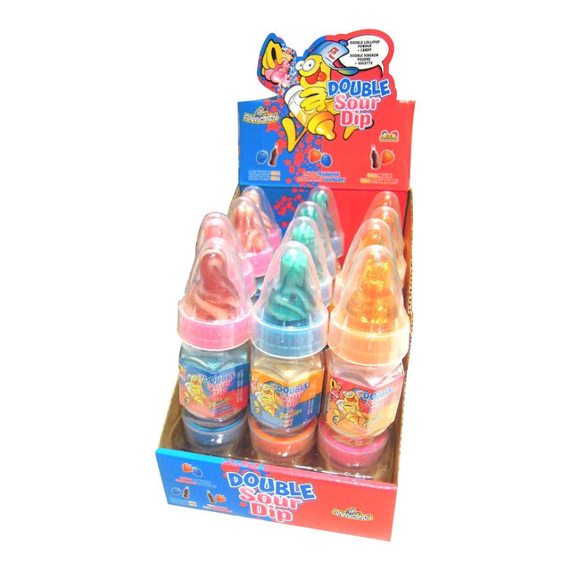 Funny Candy Lollipop double sour cola + strawberry 12 × 32g