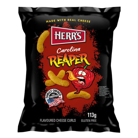 Herr's Carolina reaper curls chips 113g