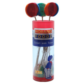 Holland Foodz Lollipop Rainbow Round 10-pack 500g