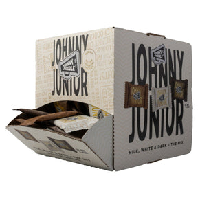 Johnny Doodle Mini Chocolate tabletjes Dark-Milk-White 700g