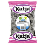 Katja Herring-Shaped Liquorice Spicy Liquorice with Salmiak, Vegetarian & Vegan 500g