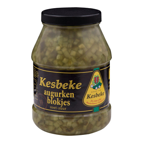 Kesbeke Diced Gherkins Sweet & Sour 2.4kg