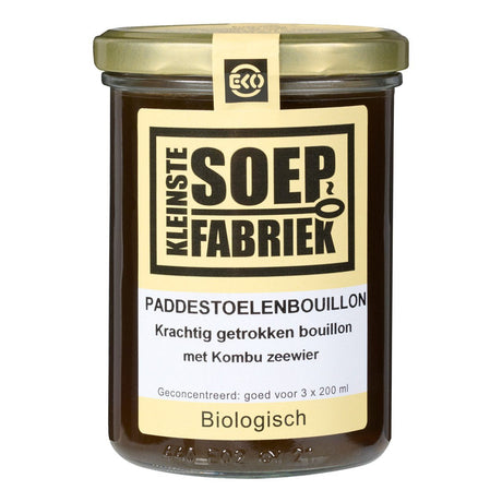 Kleinste Soep Fabriek Mushroom Stock Organic 400g