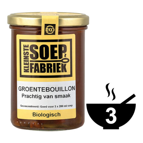 Kleinste Soep Fabriek Vegetable Stock Organic 400g