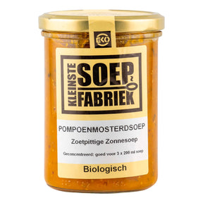 Kleinste Soep Fabriek Pumpkin & Mustard Soup Organic 400g