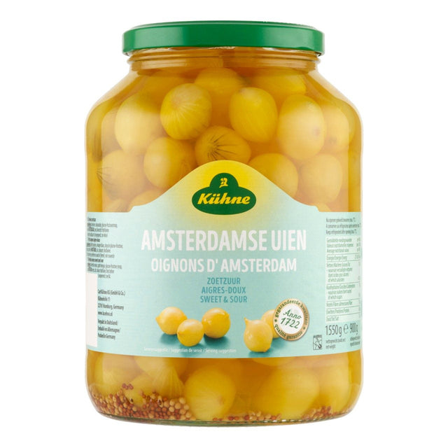 Kuhne Amsterdamse Onions Sweet & Sour 1.7kg