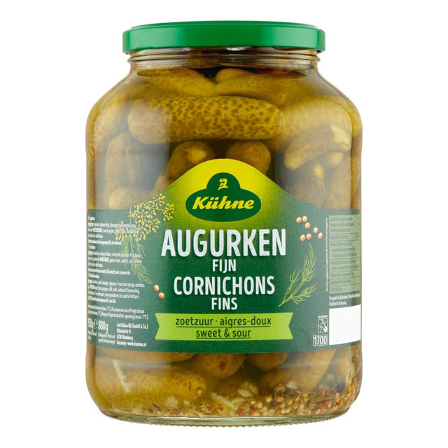 Kuhne Augurken Fine Sweet & Sour 1.7kg