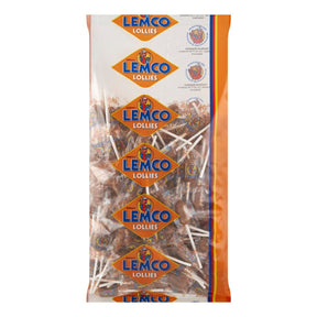 Lemco Lollipops salmiakknotsen 150-pack 1.5kg
