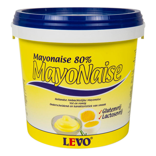 Levo Mayonnaise 80%, gluten-/Lactose-Free 10kg