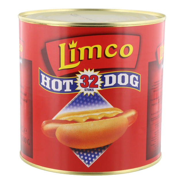 Limco Real american recipe hot dogs Frankfurter sausages 32 × 50g
