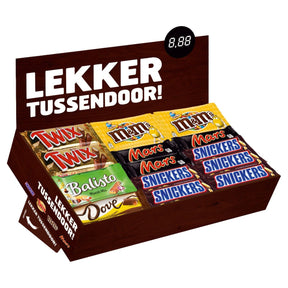 Masterfoods Bestsellers box - Twix, Snickers, Mars, MM's, Balisto, Dove mix Chocolates 2.4kg