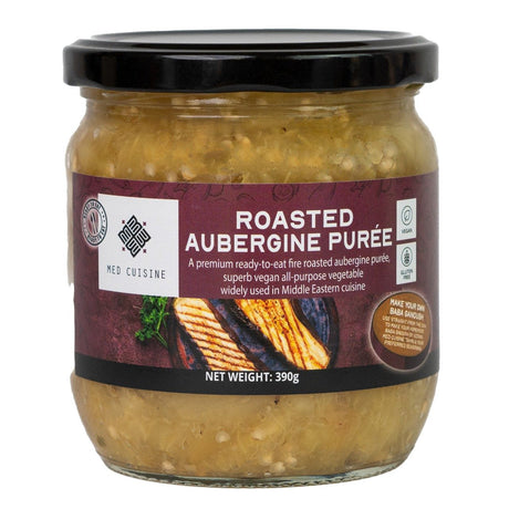 MED CUISINE Roasted Aubergine Purée Cooking sauce 390g