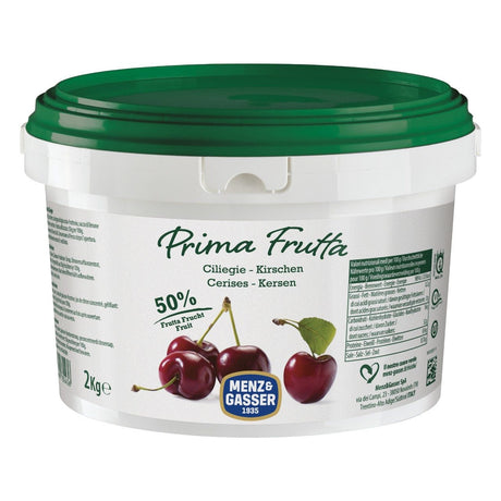 Menz & Gasser Cherries jam prima frutta Fruit spread 2kg