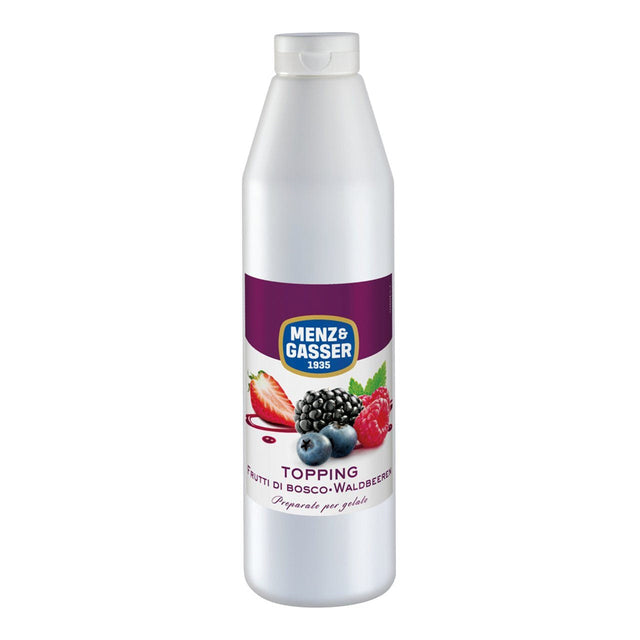 Menz & Gasser Mega topping Forest Fruits knijpfles 1kg