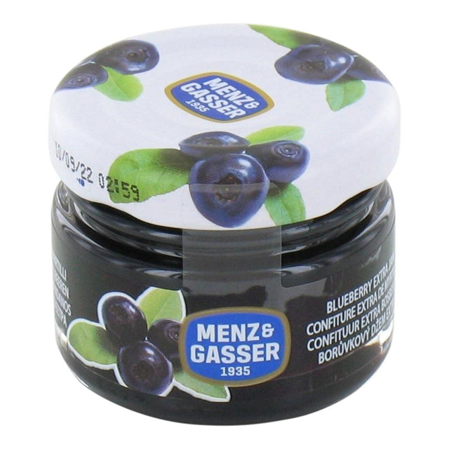 Menz & Gasser Extra jam Blueberry Fruit spread 24 × 28g