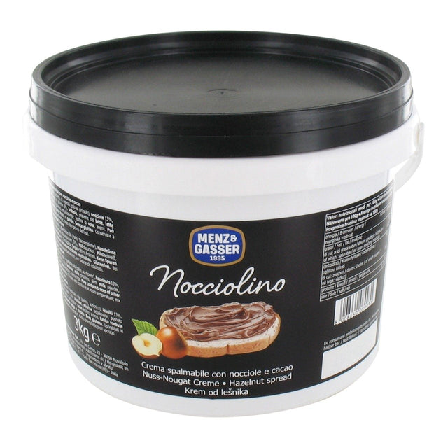 Menz & Gasser Hazelnut Spread 3kg