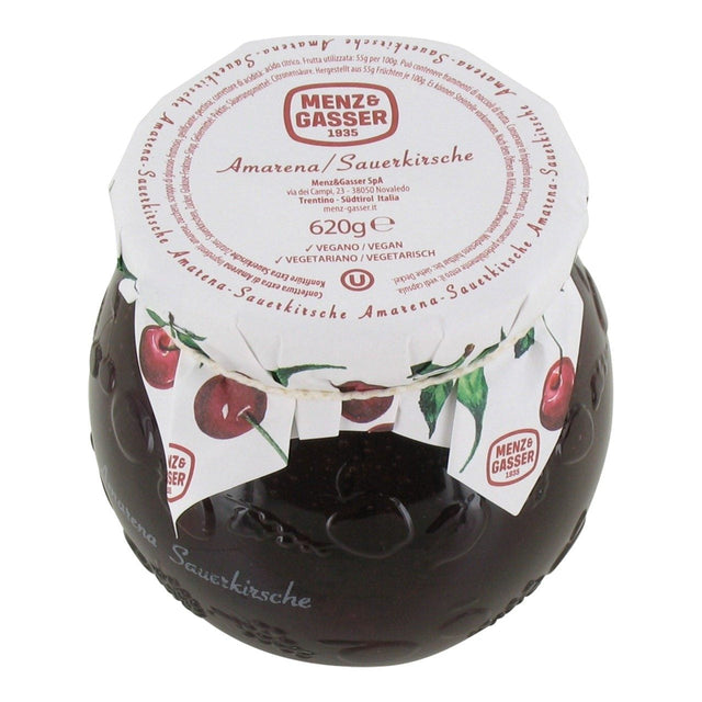 Menz & Gasser Cherries jam edel Fruit spread 620g