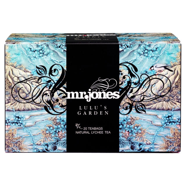 Mr Jones Black Tea with Lychee Blossom 20-pack 40g