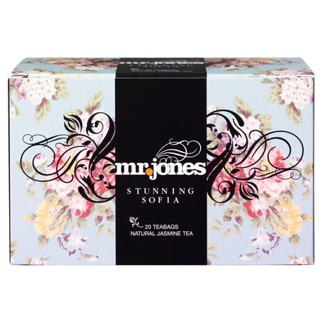 Mr Jones Green Tea with Jasmine, BIO 20-pack 40g