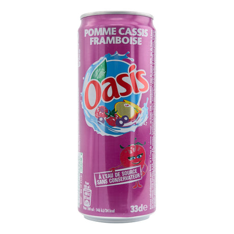 Oasis Apple Blackcurrant Raspberry Soft drink 24 × 330ml