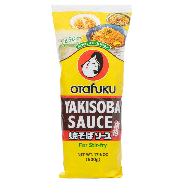 Otafuku Sauce Co. Yakisoba Sauce vegan Soba noodles 500g