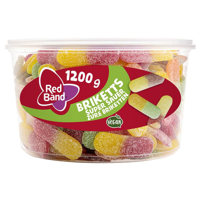 Red Band Sour briketten 200-pack 1.2kg