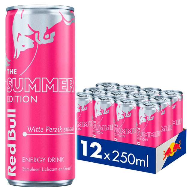 Red Bull Energy Drink white peach 12 × 250ml
