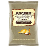 Roger's Handcooked Black Pepper & Salt chips 150g