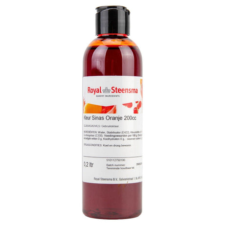 Royal Steensma Kleur sinas oranje Food Colouring 200g