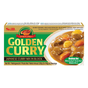 S&B Golden curry medium hot 220g