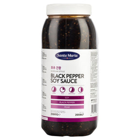 Santa Maria Korean style Black Pepper Soy Sauce 2.5kg