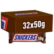 Snickers Milk Chocolate Peanut Bars singles 32 × 50g