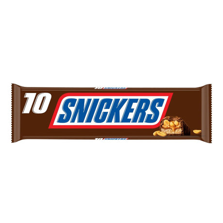 Snickers Milk Chocolate Peanut Bars 10 × 50g