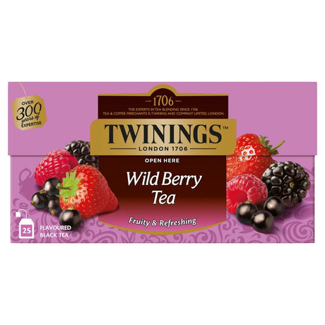 Twinings Black Tea wildberry 25-pack 50g
