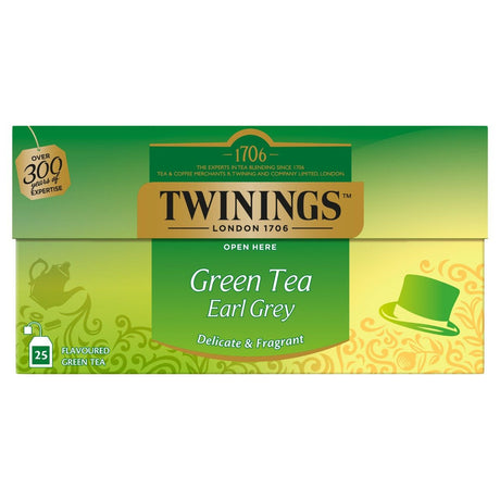 Twinings Green Tea earl grey 25-pack 50g
