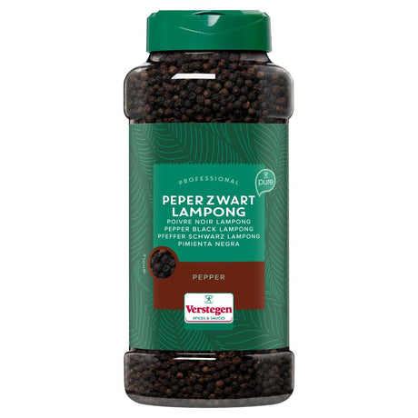 Verstegen Black Pepper Whole, lampong 580g
